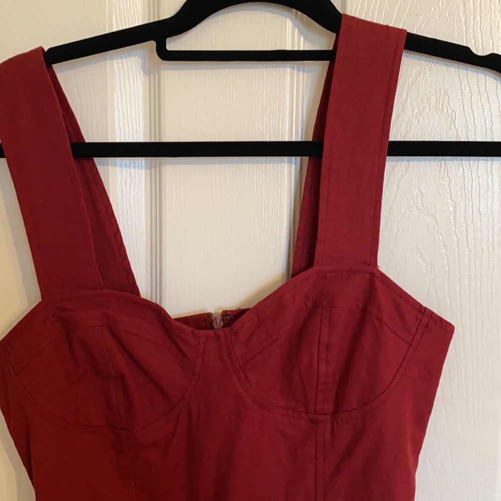 Bustier mini dress